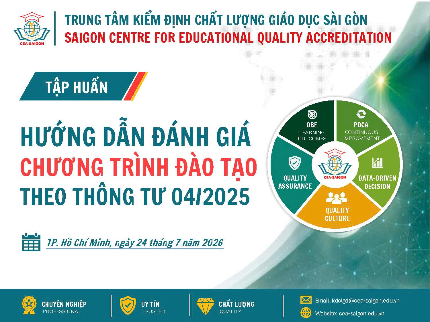 Tập huấn hướng dẫn đánh giá chương trình đào tạo theo Thông tư số 04/2025/TT-BGDĐT